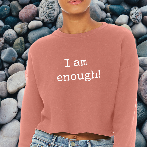 i am enough pink