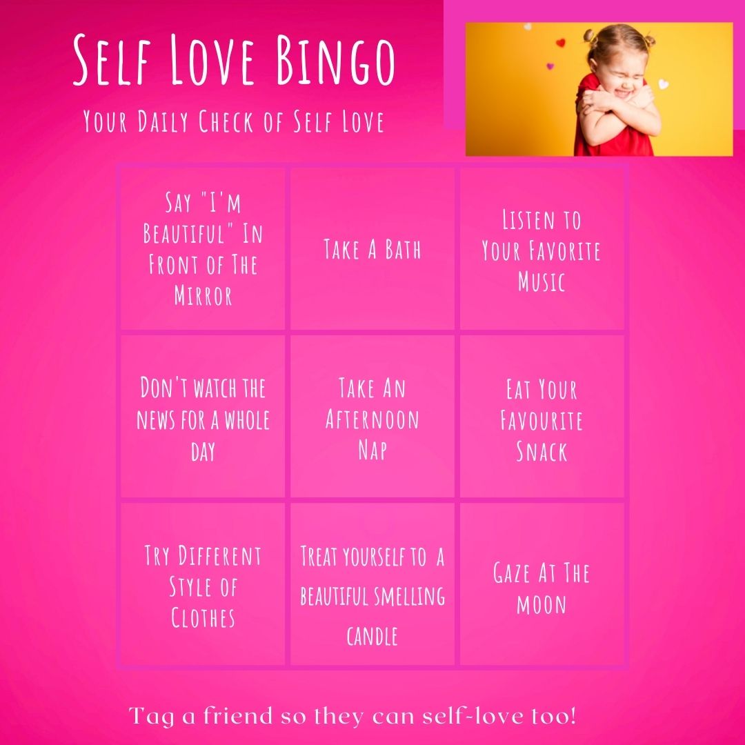 self care bingo