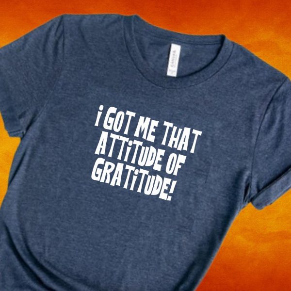 attitude of gratitude t-shirt